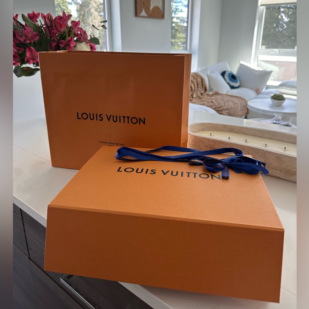 Louis Vuitton box and bag